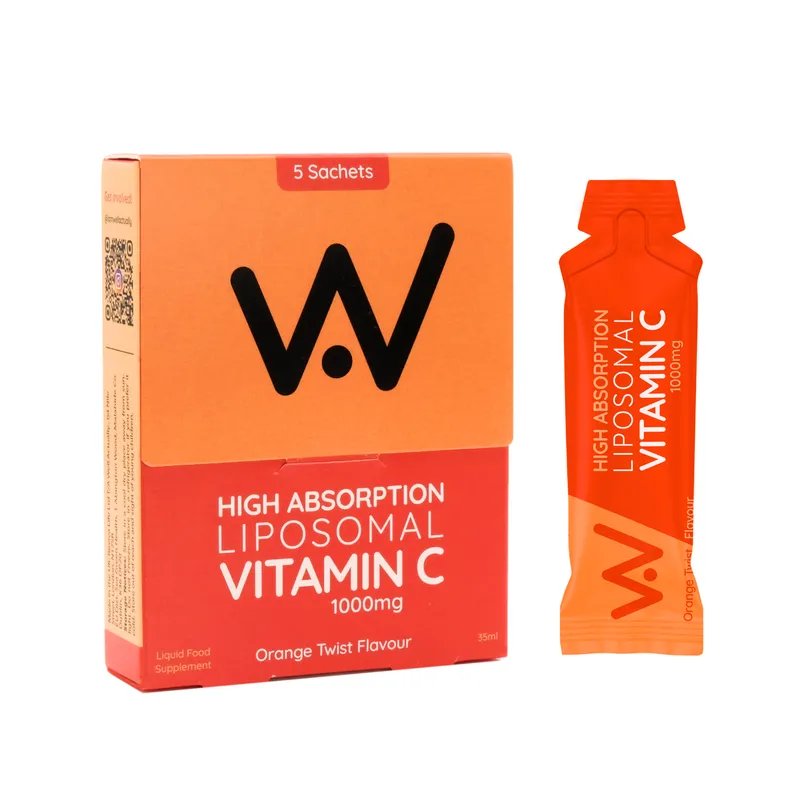 Well.Actually. Well.Actually. Liposomal Vitamin C 1000mg - 7ml Sachet - 5 Pack