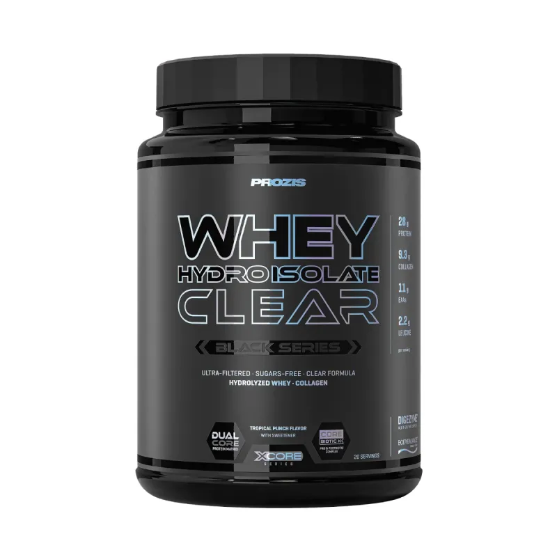 Prozis Whey Hydro Isolate Clear Black Series