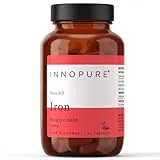 INNOPURE INNOPURE Iron Bisglycinate 14mg - Pure-Fill (No Fillers or Binders) - High Absorption, Gentle Chelated Iron Supplement, Easy to Swallow 1 Daily Capsule (Not Tablets) 90 Capsules