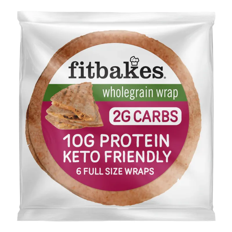 Fitbakes Protein Wholegrain Wraps (6 Wraps)