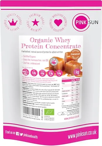 Pink Sun Organic Whey Protein Concentrate