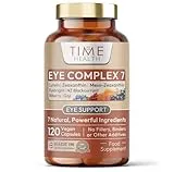 Time Health Eye Complex 7-120 Capsules - Lutein, Meso-Zeaxanthin, Zeaxanthin, NZ Blackcurrant, Bilberry, Goji & Eyebright – 4 Month Supply – UK Manufactured