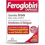 Feroglobin Feroglobin Iron Supplement Capsules Support Iron Defficiency, Anemia and Blood formation, boost Energy, Immunity and Vitality while reducing Fatigue and Tiredness