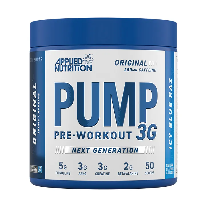 Applied Nutrition Pump Pre-Workout Icy Blue Raz