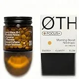 Øthers ØTHERS Focus+ Nootropic Supplement | Support Clarity, Energy & Mental Balance Without Jitters | Lion’s Mane 15:1, L-Theanine, Rhodiola Rosea, Bacopa Monnieri | 120 Micro Tablets | UK Made