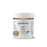 Metabolics Metabolics Inulin Fibre Supplement 585mg | Prebiotic for Gut Health & Regularity | UK Made, Vegan, Clean Label | Capsules | Soluble Fibre, No Fillers, GMP Certified