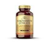 Solgar Solgar Magnesium Citrate Tablets, Supports The Nervous System, Energy Release, Reduces Tiredness and Fatigue, Vegan, Brown, 120 Count