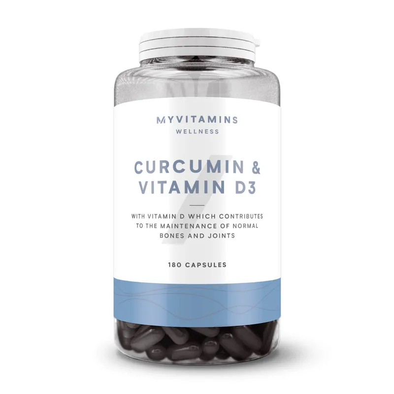 Myvitamins Curcumin & Vitamin D3 Capsules
