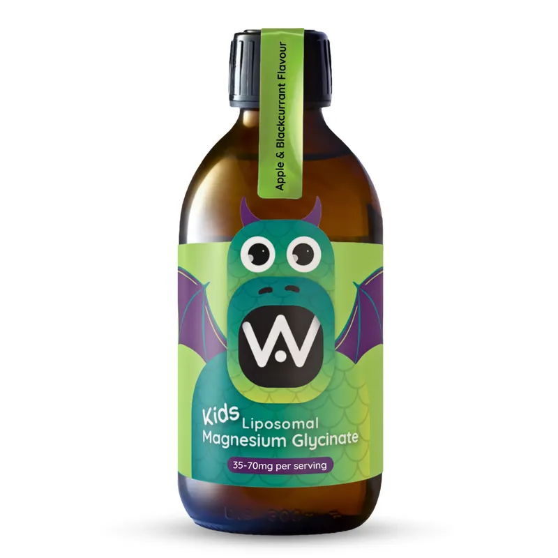 Well.Actually. Well.Actually. Liposomal Magnesium Glycinate for Kids - Apple & Blackcurrent