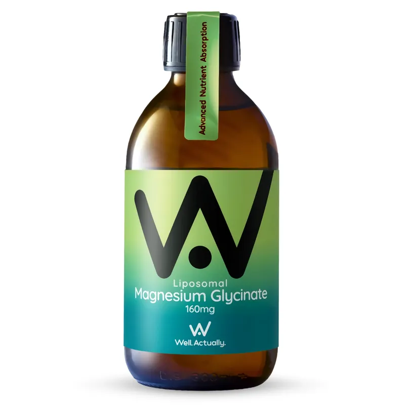 Well.Actually. Well.Actually. Liposomal Magnesium Glycinate - Lime & Blacberry