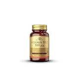 Solgar Solgar Vitamin B12 500 µg Vegetable Capsules - Pack of 50 - Easy to take Form - Support for Your Nervous System, Heart and Mind - Vegan
