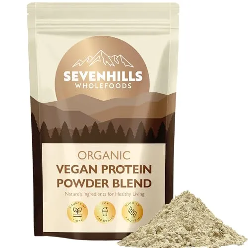 Sevenhills Wholefoods Organic Vegan Natural Protein Powder Blend