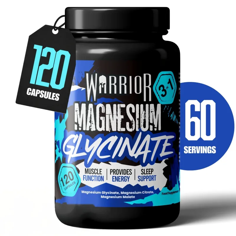 Warrior Warrior Magnesium Glycinate 3-in-1 Capsules