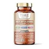 Time Health Digestive Enzymes - Comprehensive Food Intolerance Complex - Targets Multiple Intolerances Including Gluten, Lactose & Casein - UK Made - Zero Additives - 120 Capsules