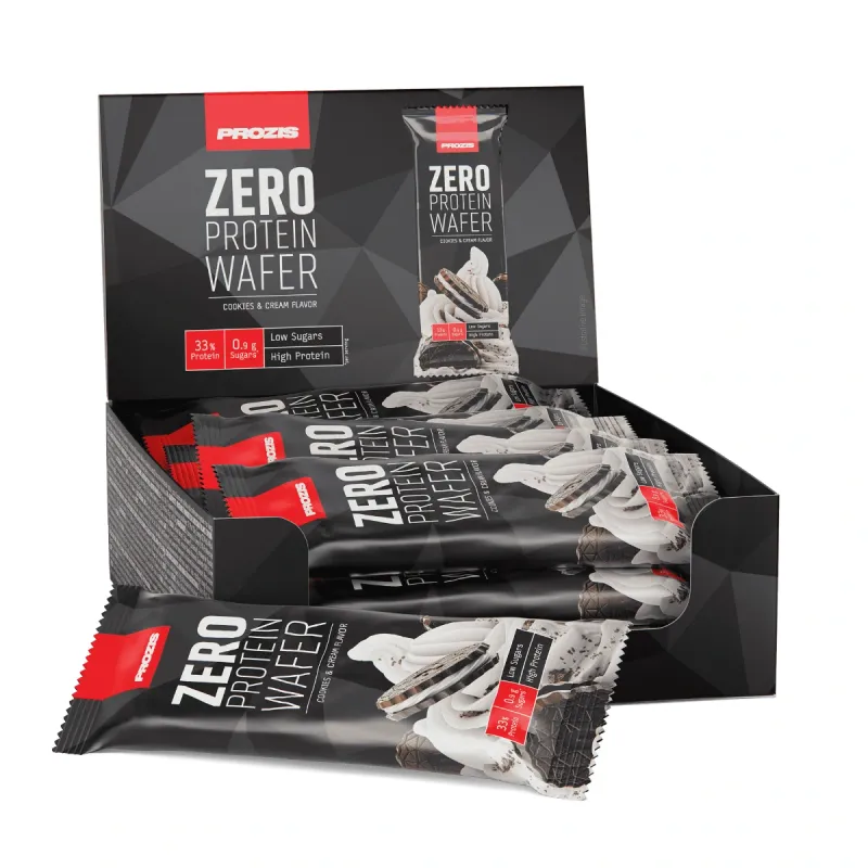 Prozis Zero Protein Wafer - Low Sugar - 12 bars