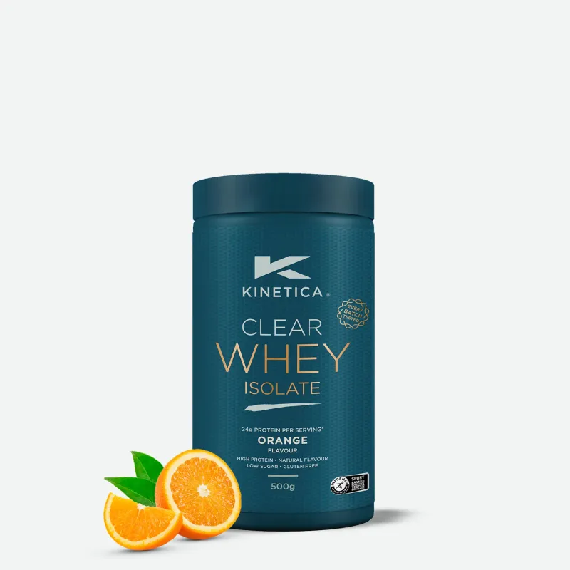Kinetica Sports Clear Whey Isolate Orange 500g