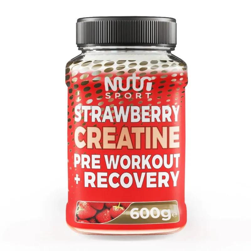 NutriSport Strawberry Creatine Preworkout + Recovery 600g