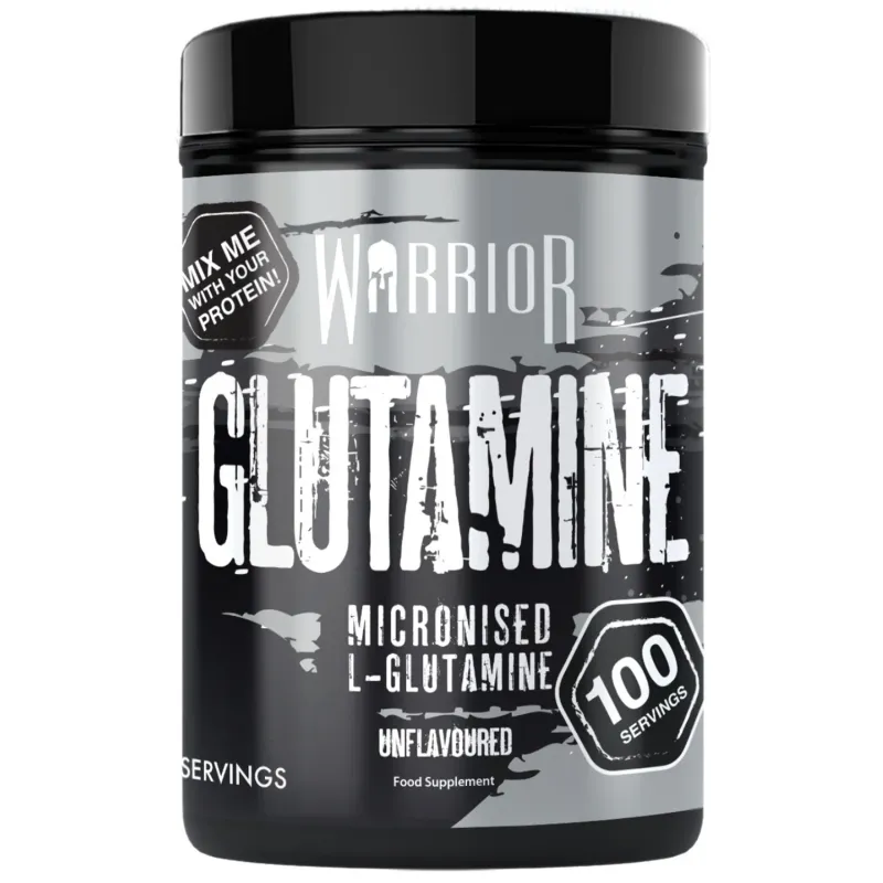 Warrior Warrior Glutamine Powder - 300g (60 Servings) & 500g Tubs (100 Servings)