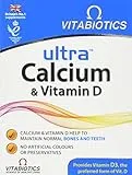 Vitabiotics Ultra Calcium and Vitamin D Tablets, Vitabiotics Ultra (Pack of 1)
