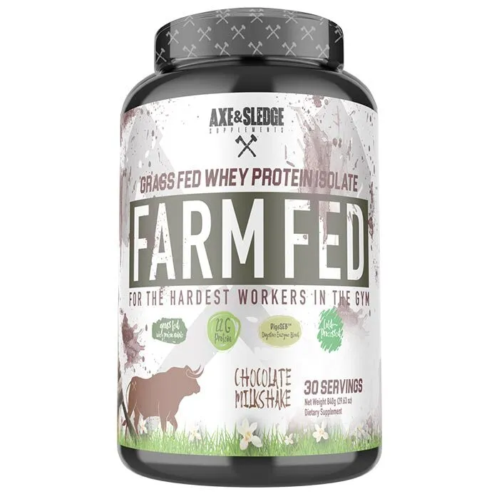 Axe And Sledge Farm Fed Protein Chocolate Milkshake
