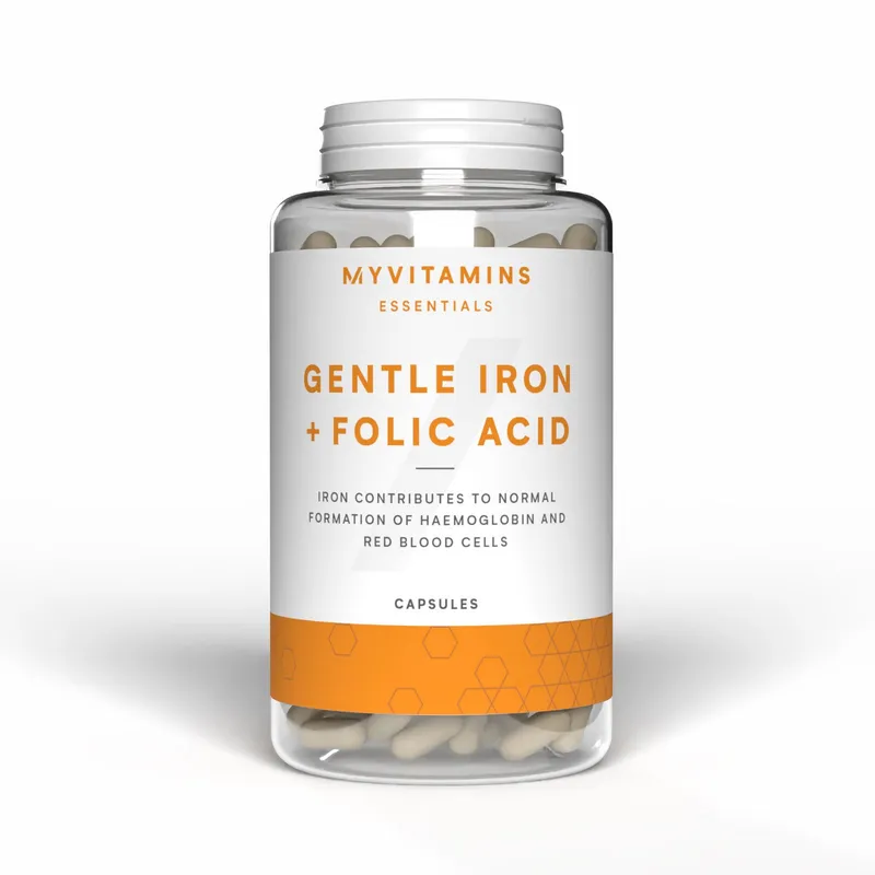 Myvitamins Gentle Iron Bisglycinate + Folic Acid