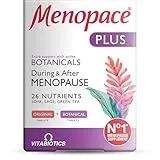 Menopace Menopace Plus by Vitabiotics - Extra Menopause & Perimenopause Support with Sage & SOYA Isoflavones - UK's No.1 Menopause Supplement Brand (Pack of 1)