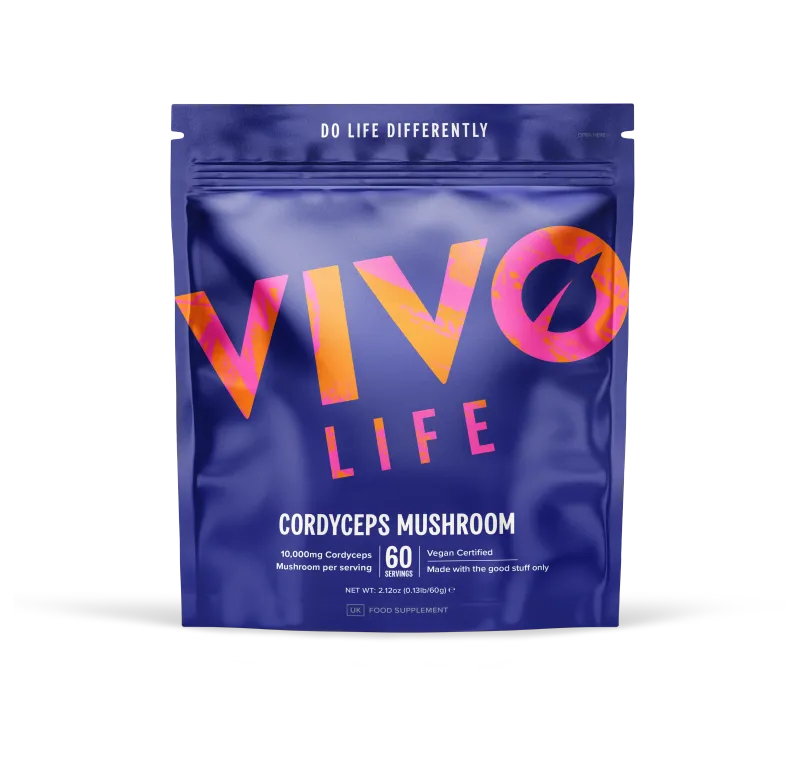Vivo Life UK Cordyceps Mushroom Powder (10:1 extract)