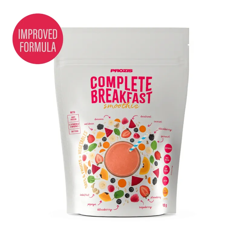 Prozis Complete Breakfast Smoothie - Oats & Red Fruits