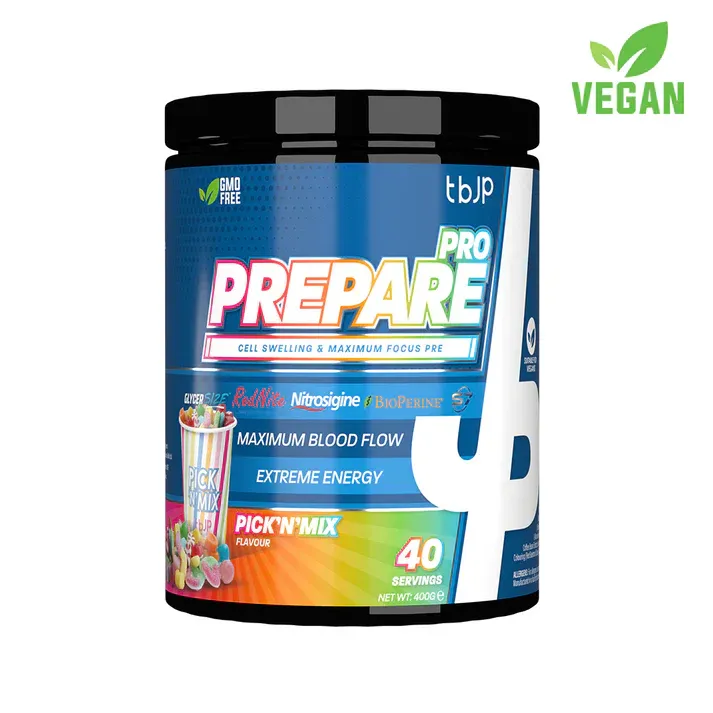 Trained by JP TBJP PrePare Pro Preworkout 400g
