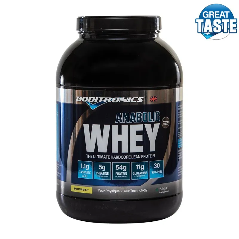 Boditronics Anabolic Whey Protein Powder - Flavoured - 2.1kg