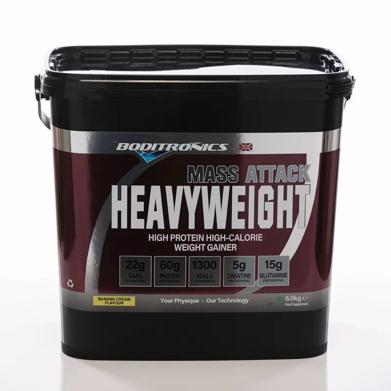 Boditronics Mass Attack Heavyweight - Flavoured Protein Powder Weight Gainer