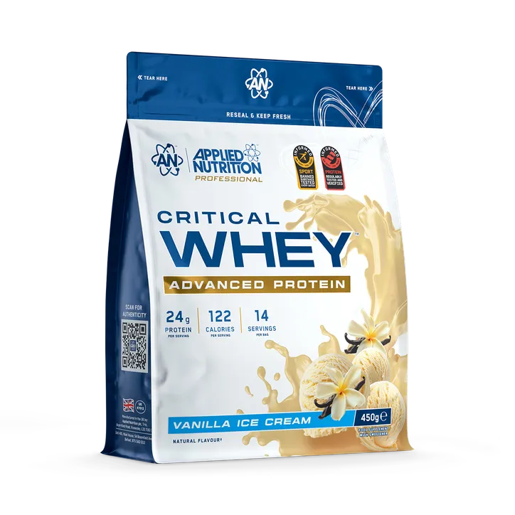 Applied Nutrition Critical Whey Advanced Protein Powder Vanilla Ice Cream