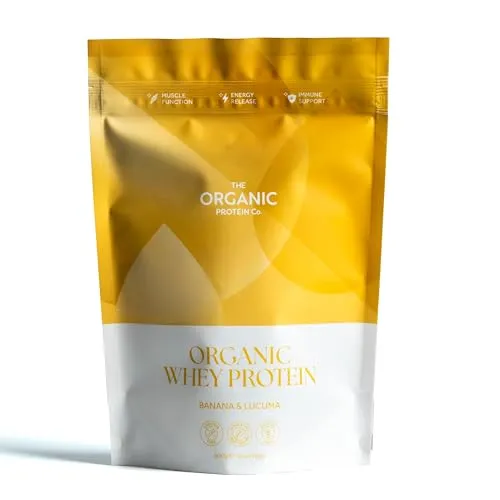 The Organic Protein Co. Organic Whey Protein Banana & Lucuma 600 g