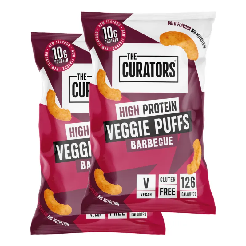 The Curators Protein Veggie Puffs Box (12 Packets)