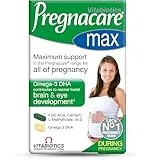 Pregnacare Pregnacare MAX Pregnancy Vitamins - UK's No.1 Pregnancy Brand. Greater Prenatal Care for Women, Supplement with Added Omega-3 DHA for Normal Brain and Eye Development