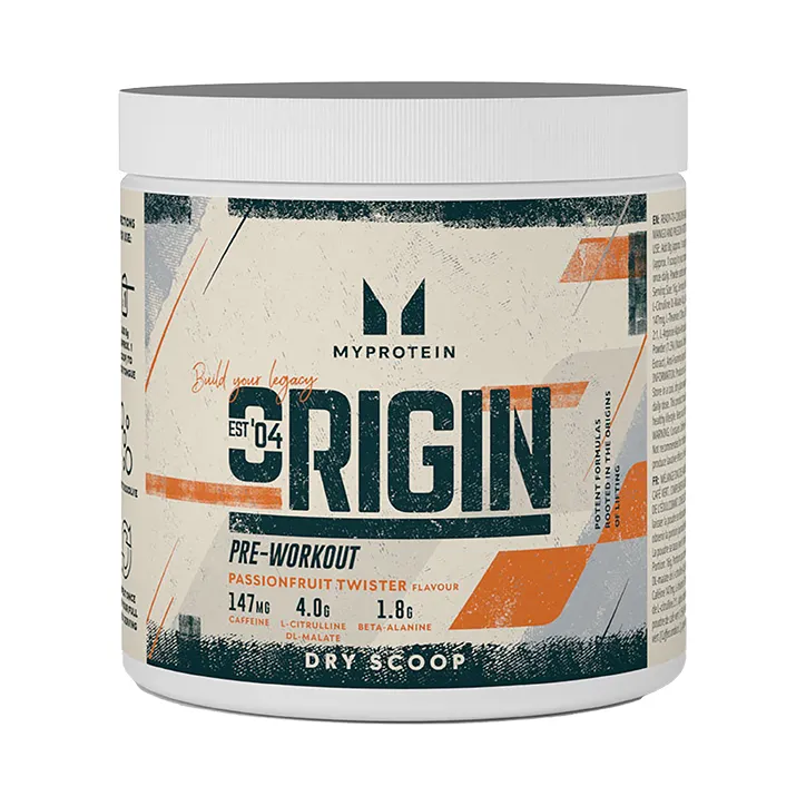 MyProtein Origin Pre-Workout Dry Scoop Passionfruit Twister