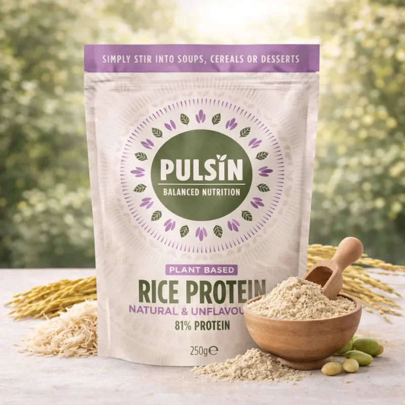 Pulsin Rice Protein Powder ( Pouch)