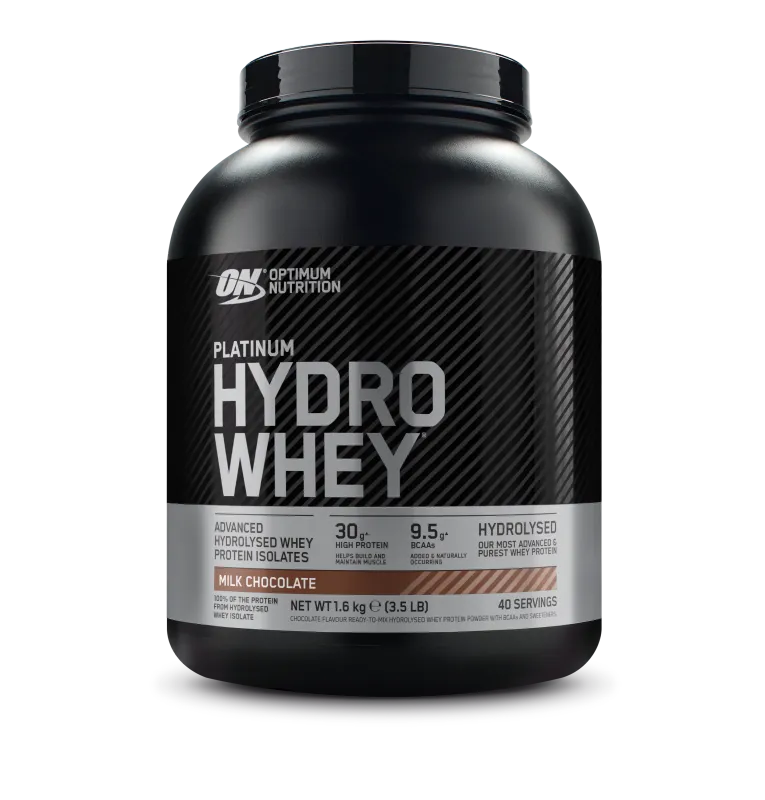 Optimum Nutrition Platinum Hydrowhey Hydrolysed Whey Protein Powder - 1.6kg (40 Servings)