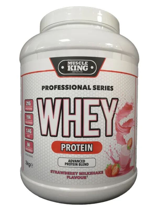 Muscle King Nutrition Professional Series Whey Protein 2kg - NEW FORMULA