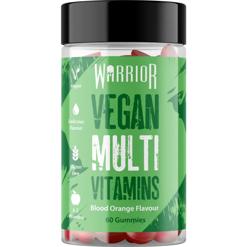Warrior Warrior Vegan Multi Vitamin Gummies - 60 Orange Flavour Gummies