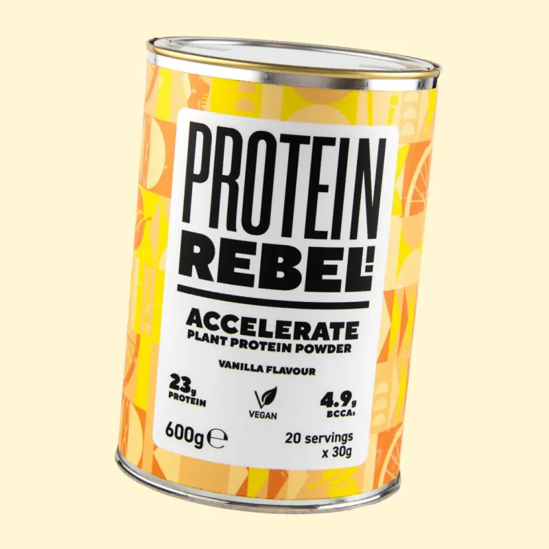Protein Rebel Vegan Protein Powder for Stronger Muscles & Faster Runs