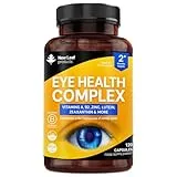 NEW LEAF PRODUCTS Lutein Supplement for Eyes - Lutein and Zeaxanthin Supplement enriched with Vitamin A, B2 which Supports Normal Vision & Zinc Eye Vitamins - Made in the UK Eye Health Complex by New Leaf