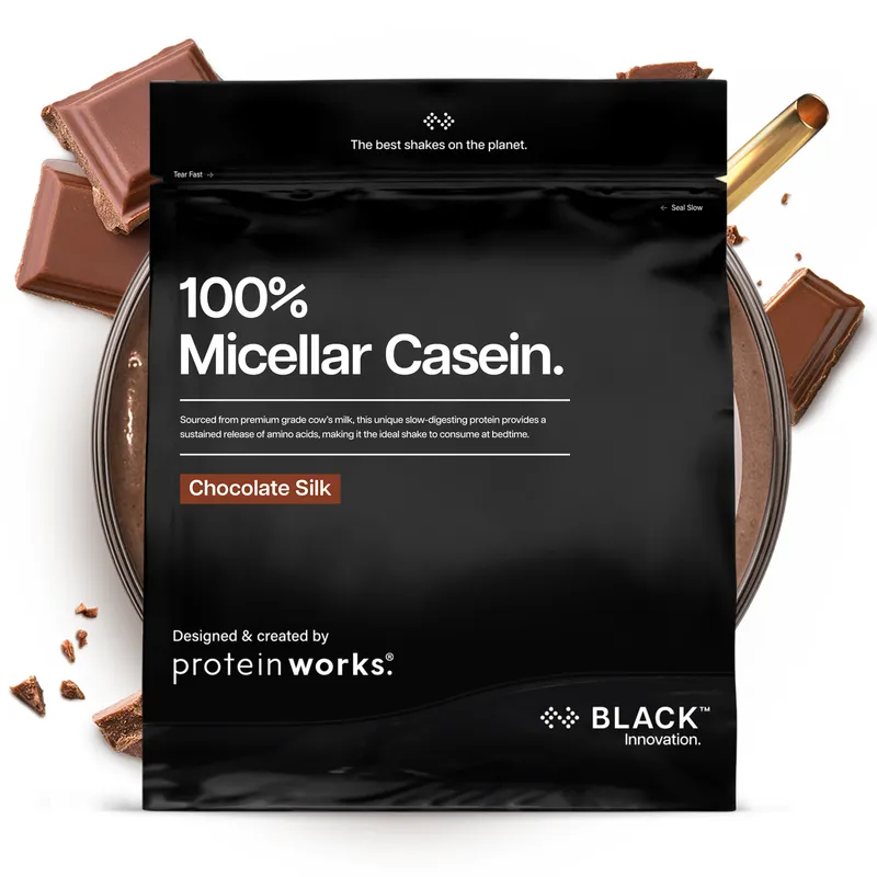 Protein Works 100% Micellar Casein Black